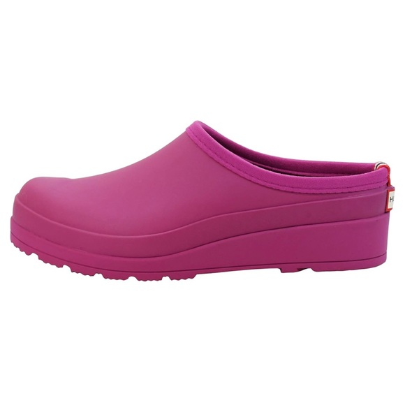 HUNTER Clogs Prismatic Pink Original Play Clogs Platform Waterproof NIB - Picture 5 of 11